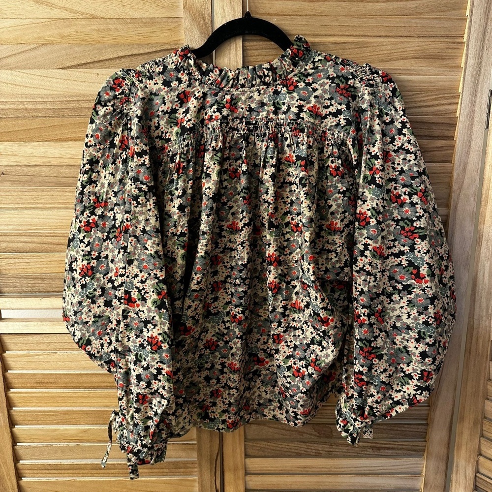 Doen Rose blouse in Sissinghurst Floral print Size XS - Picture 3 of 7